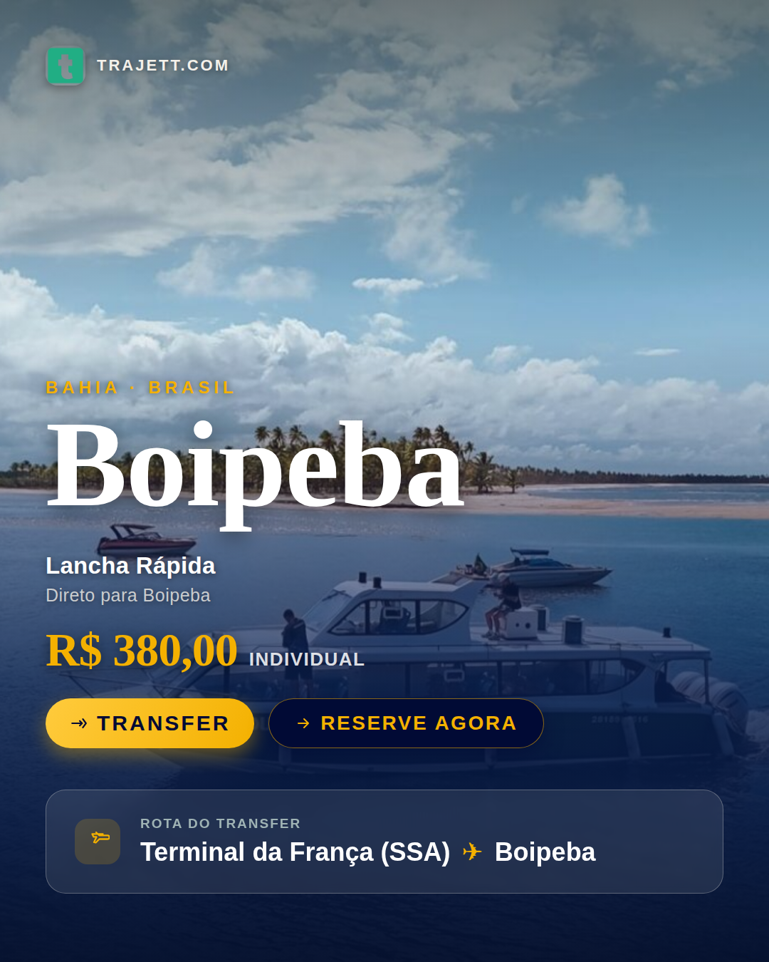 Transporte Marítimo Salvador x Boipeba